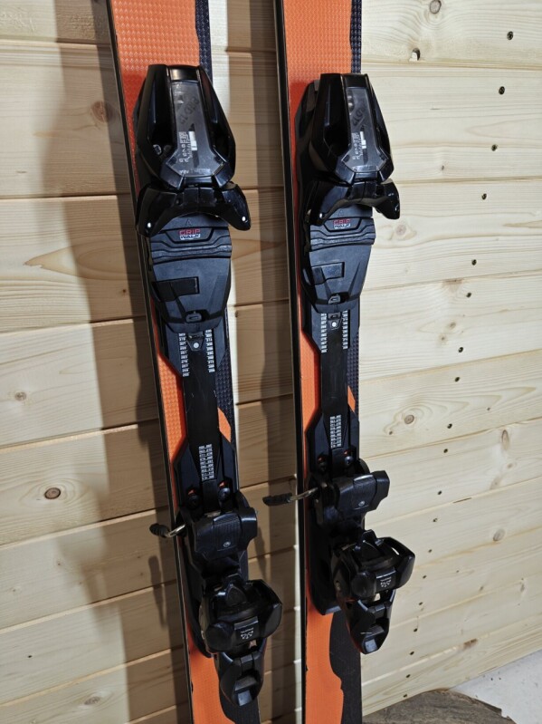 LYŽE STEINBOCK KLOSTERS ORANGE LIMITED EDITION --SWISS MADE-- 176CM 